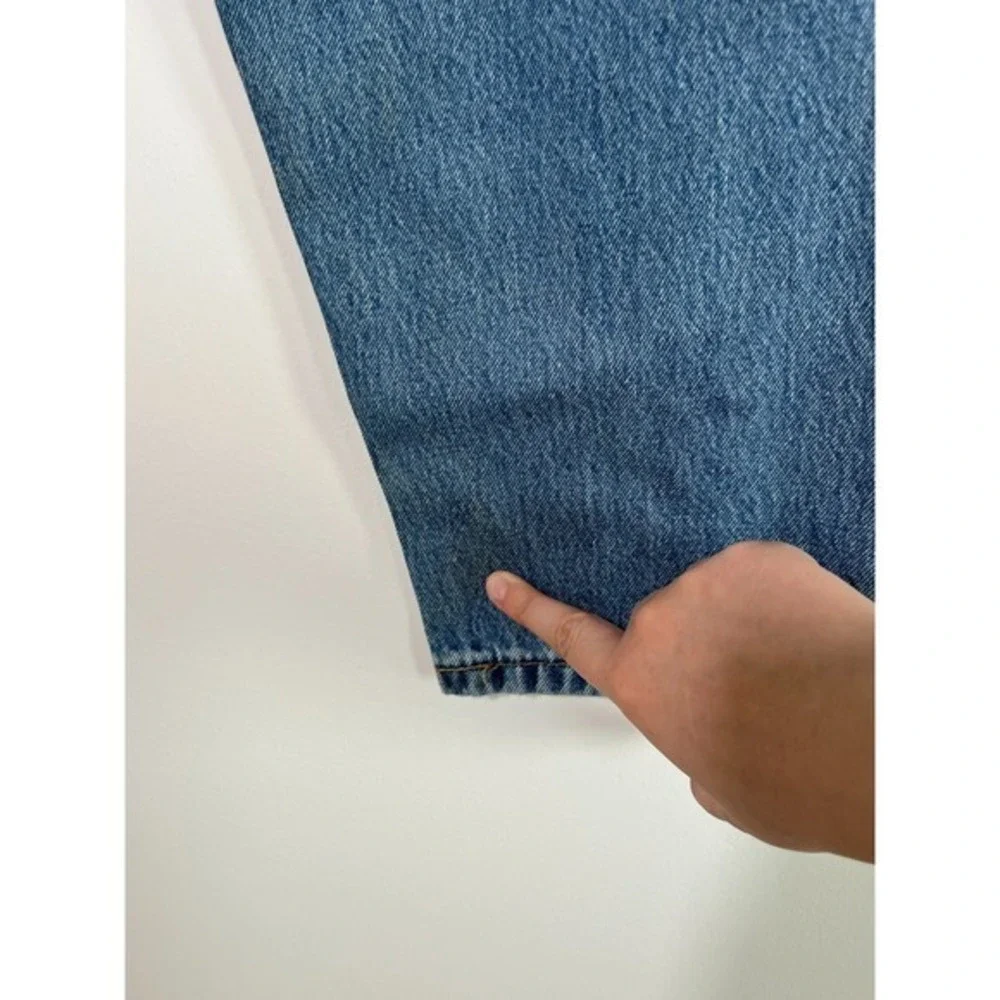 Levis 505 Jeans Mens 36x30 Blue Regular Straight Mid‎ Rise Medium Wash Denim